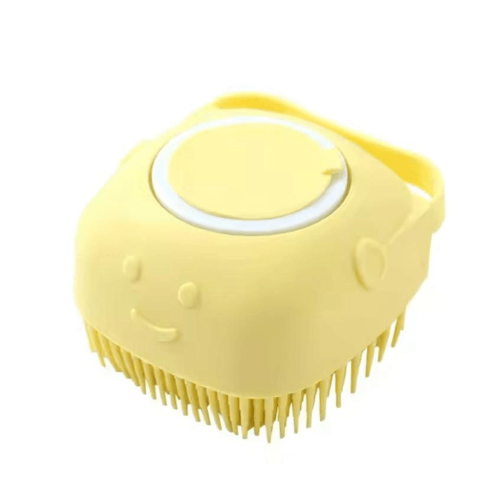 Dispensador de Champú y Cepillo Masajeador  para Mascotas