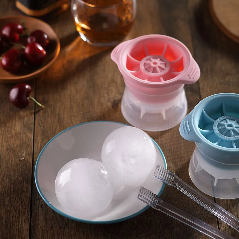 Molde de Hielo Esférico Redondo - Bola Para Bebidas, Whisky, Ginebra, Zumos