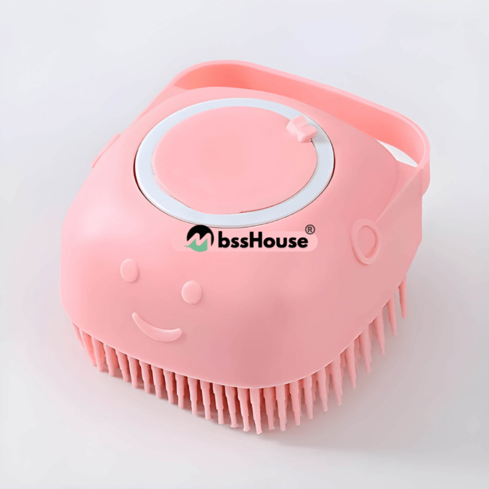 Dispensador de Champú y Cepillo Masajeador  para Mascotas