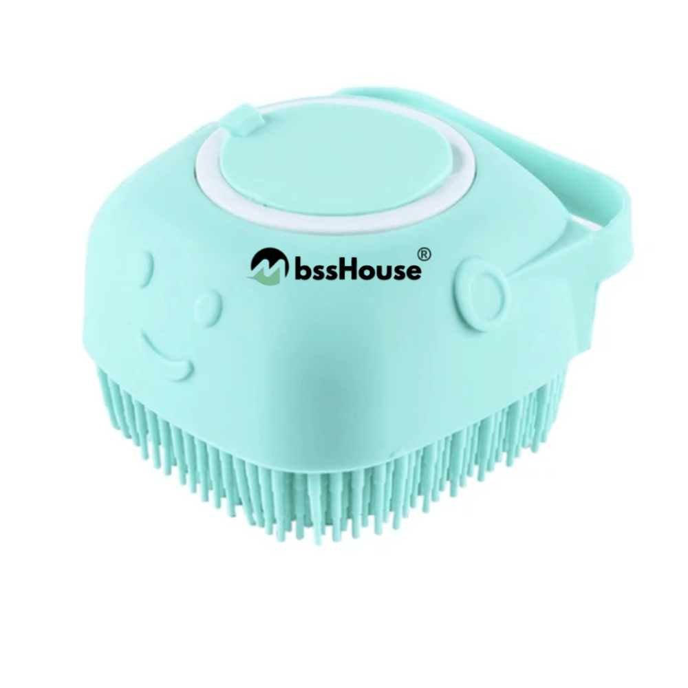 Dispensador de Champú y Cepillo Masajeador  para Mascotas