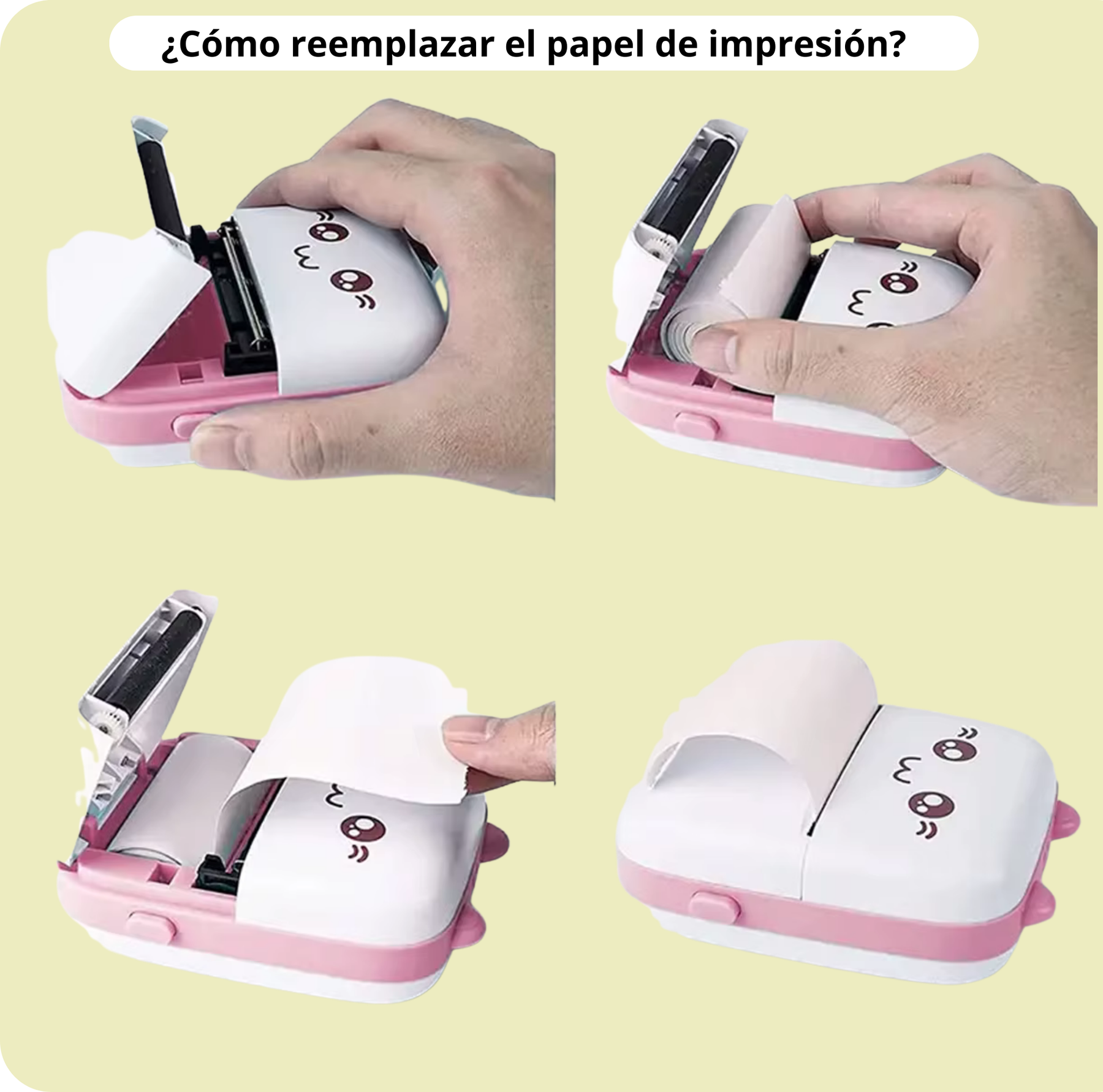MINI IMPRESORA CON 5 ROLLOS