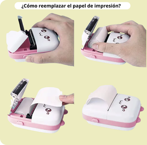 MINI IMPRESORA CON 5 ROLLOS