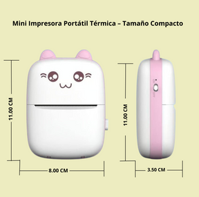 MINI IMPRESORA CON 5 ROLLOS