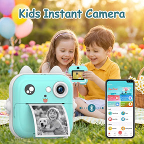 Cámara Infantil con Impresión Instantánea 1080P